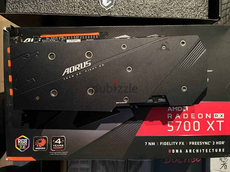 سعر نهائييييي RX 5700 XT 8G AORUS 4