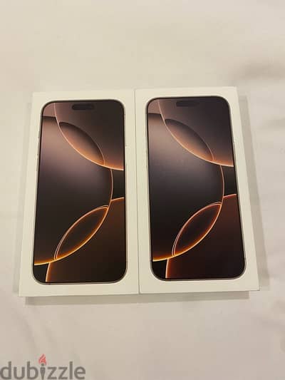 Iphone 16 ProMax Desert Titanium Sealed