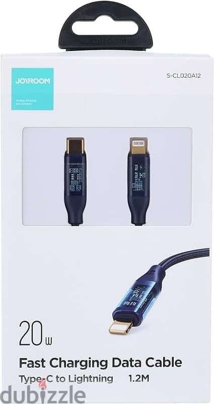 وصلت ايفونJoyroom Fast Charge Data Cable Type-c to lightning 1