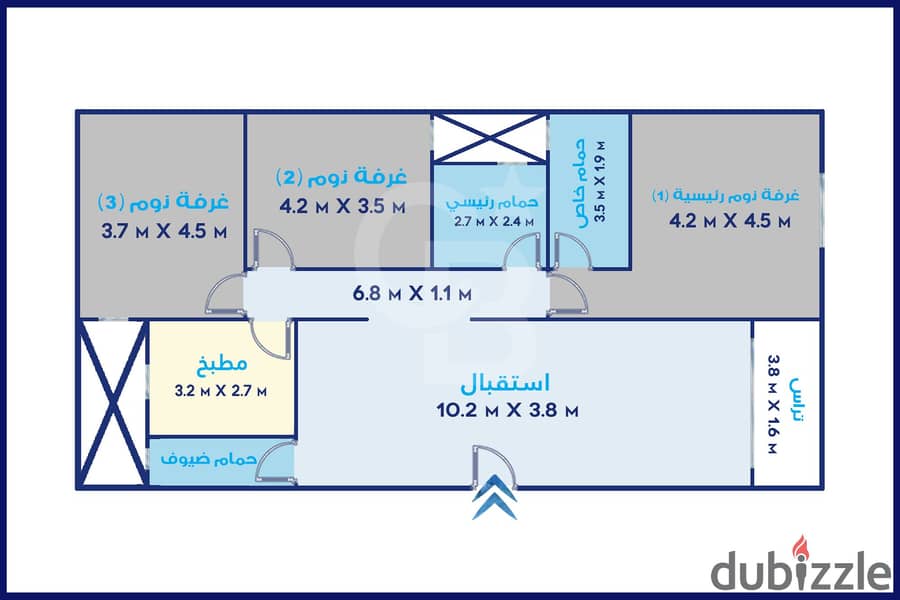 Apartment for sale 165 m Roushdy ( Directly on the tram ) 3