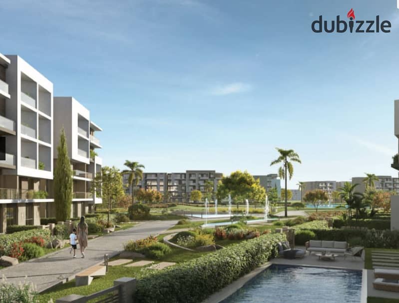 Apartment for sale in installments, resale, prime location, Sheikh Zayed Terrace, behind Nile University 3