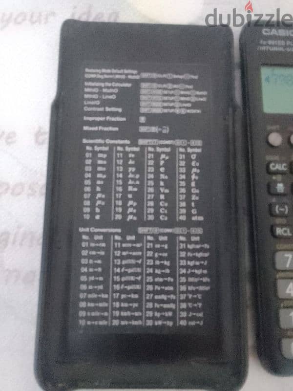 CASIO calculator 991ES Plus. . 417 function 2