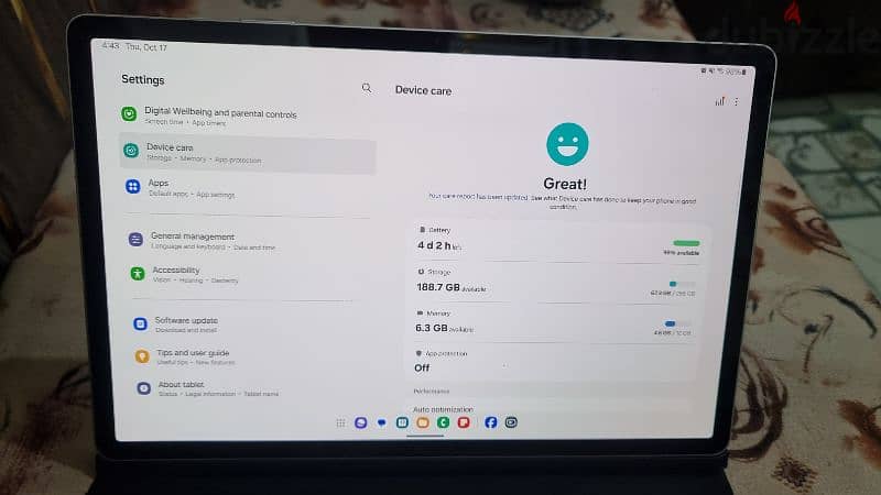 Tab s9 plus (wifi نسخة ) 4