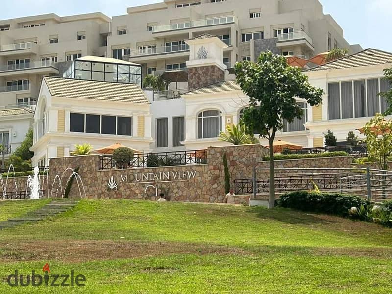 I villa roof for sale with the lowest down payment of 280 meters on a prime view in Mountain View i City new Cairo 3