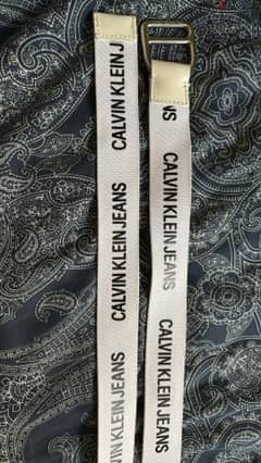 Calvin Klein White Belt Original 0