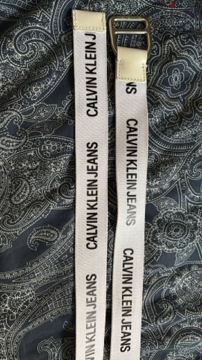 Calvin Klein White Belt Original