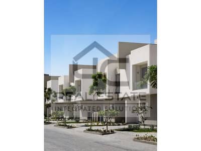 In installments, twin house 317sqm with garden semi-finished prime view, ready to move in Al Burouj Compound