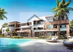 duplex fully finished on lagoon view for sale in Azha Ras Elhekma - Phase Diya 139m with down payment and installments. 0