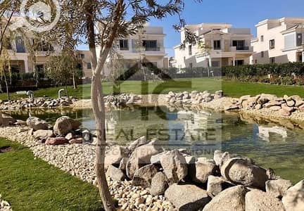 for sale villa on lagoon & landscape with installment in mountain view 1.1 new cairo