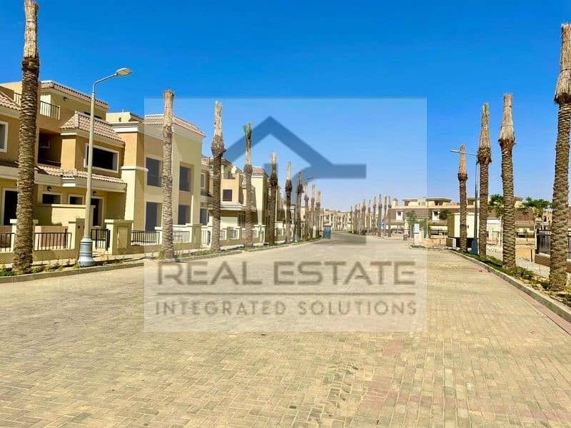 s villa 260 m in sarai compound ready to move 4 bedroom 2