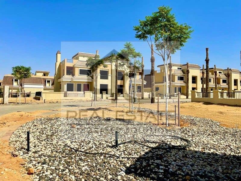 s villa 260 m in sarai compound ready to move 4 bedroom 3