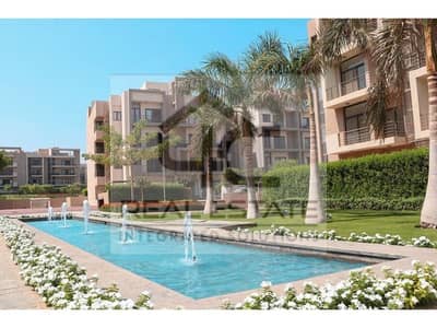 With the best location and prime view own  72 sqm studio with garden, ready to move in Fifth Square, New Cairo.