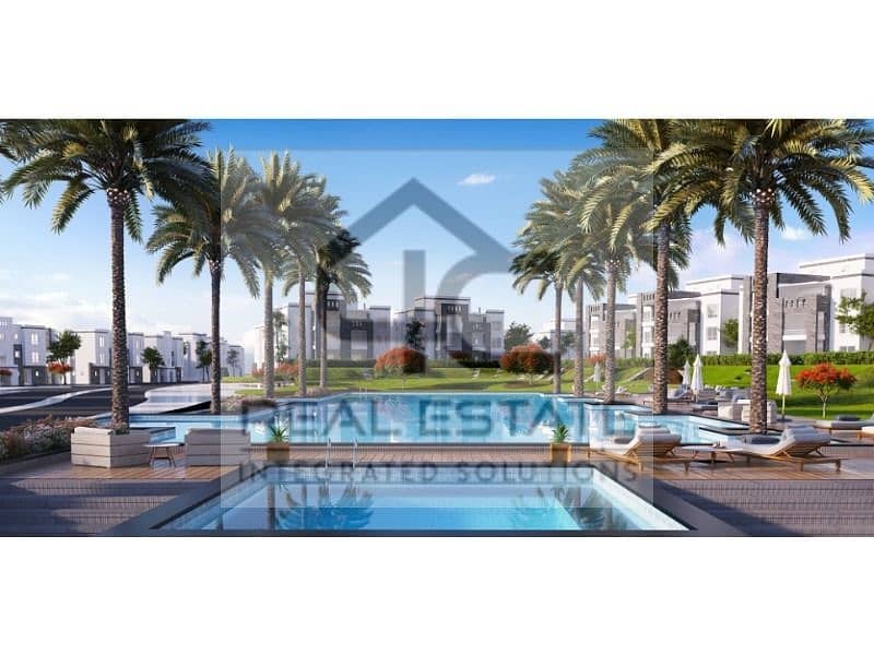 chalet 114 m 2 bedroom in amwaj compound fully finished view landscape 2