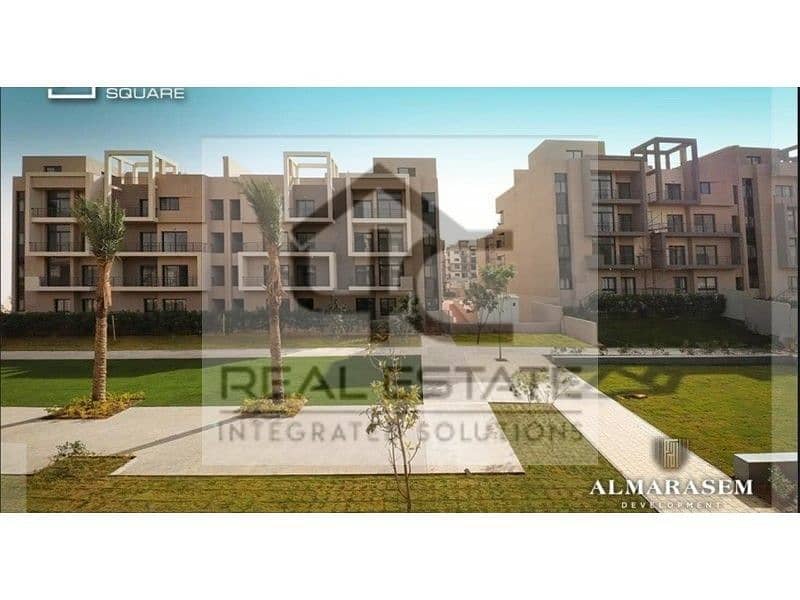 With down payment 5,8 apartment with garden a fully furnished for sale in Fifth Square 1