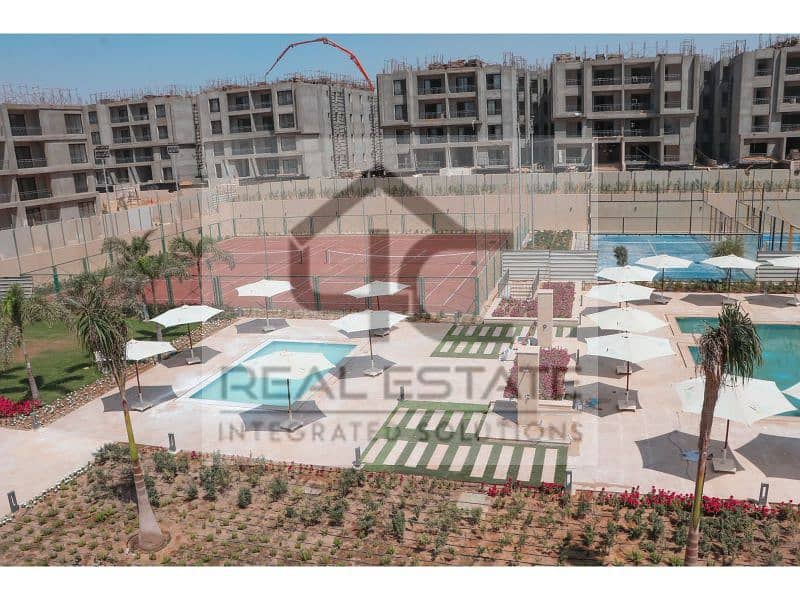 apartment 207 m for sale in fifth square compound in Very prime location View landscape direct on pocket Bahry One slot on parking Fully finished 7