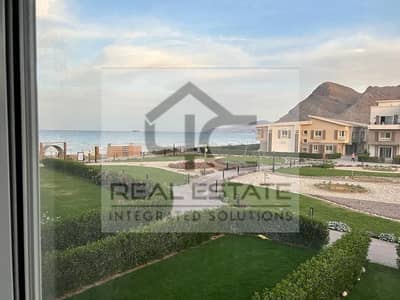 Chalet for sale 145 m with roof fully finished,ready to move on landscape view close to the sea in Murano Ain Sokhna Compound