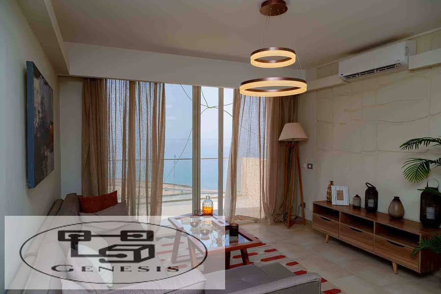 Chalet for Sale in Il Monte Galala, Ain Sokhna with the Best Lagoon, Mountain and Sea View 3