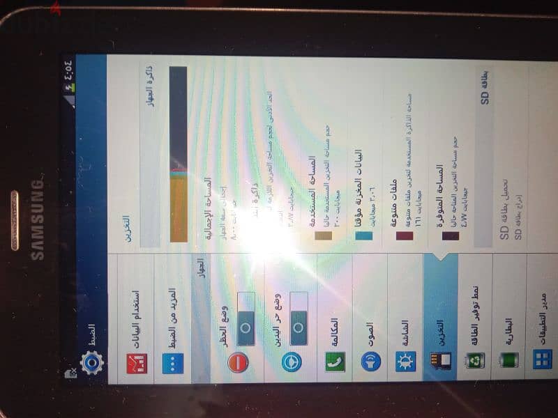 تابلت سامسونج شغال تمام مش بتاع المدارس ٢خط وكارت ميموري 5
