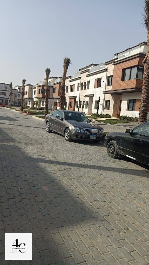 The cheapest Town Corner 275 meters in Azzar compound new cairo  with  installments on a high hill view landscape 1