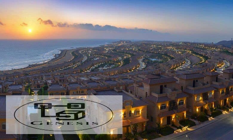 Chalet with 2 rooms, fully finished, facing the sea in the heart of Ain Sokhna, in Telal Village. 12