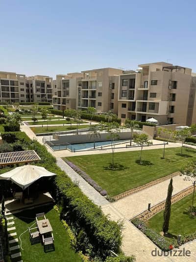 Apartment with garden for sale, immediate receipt, fully finished, in Fifth Square Al Marasem, for sale directly on the 90th