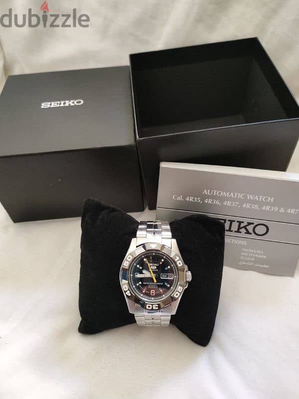 ساعه سيكو ٥ سبورت اوتوماتيك Seiko 5 Automatic Spots watch 4