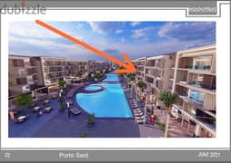 شقة ٧٦ متر بورتوسعيد تكملة اقساط استلام شهر ١٢ 0