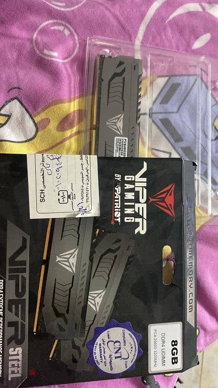 Viper gaming ram 8Gb ddr4steel 3200MHz 2