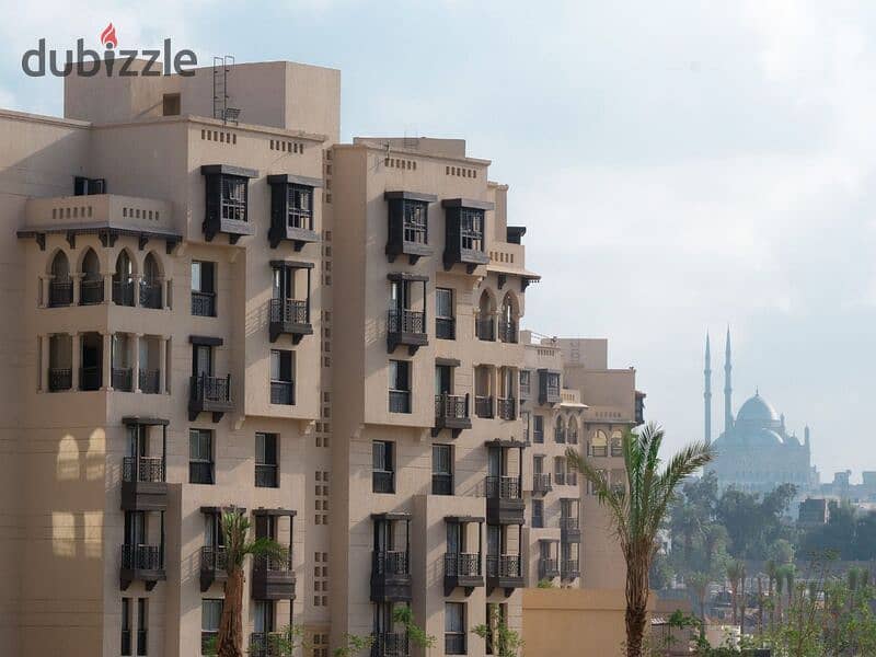 Apartment ready for inspection, ready to move, fully finished, in New Fustat Compound Prime Location with installments 1