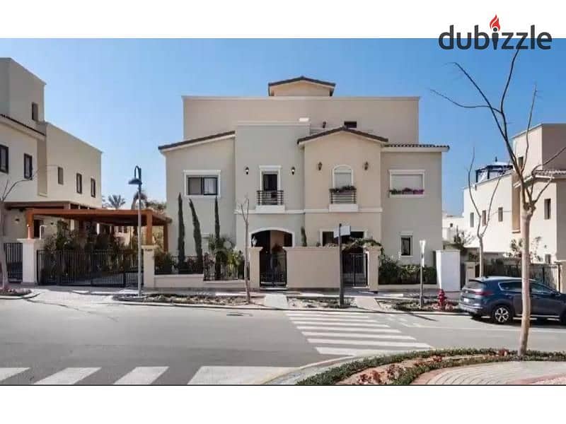 Twin house villa for sale with special and distinctive finishing, great location in Levana Uptown Cairo Emaar 7