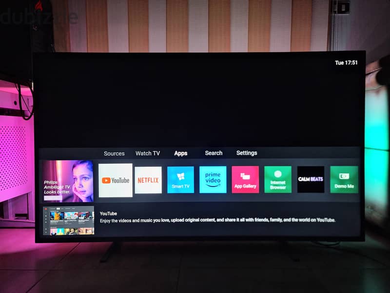 Philips Smart TV 65 Inch LED Backlight 12