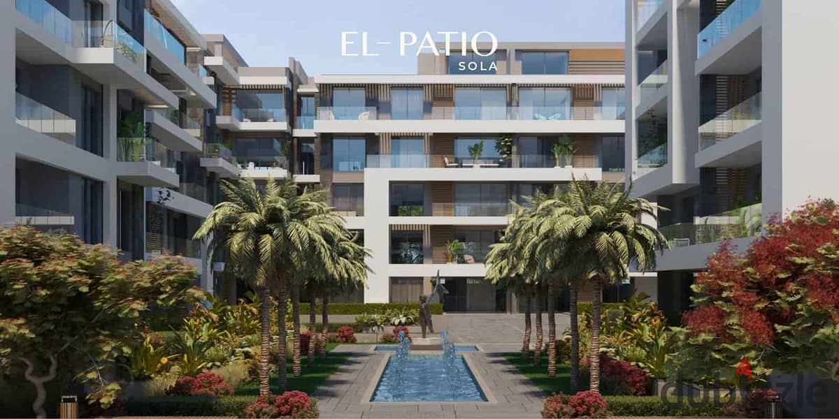 semi finished apartment with 0% downpayment for sale in lavista el patio sola besides madinaty and BUE 9