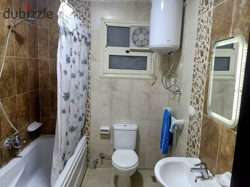 Furnished apartment for rent in Dar Misr Al-Kronfol, ground floor + garden - Fifth Settlement 12