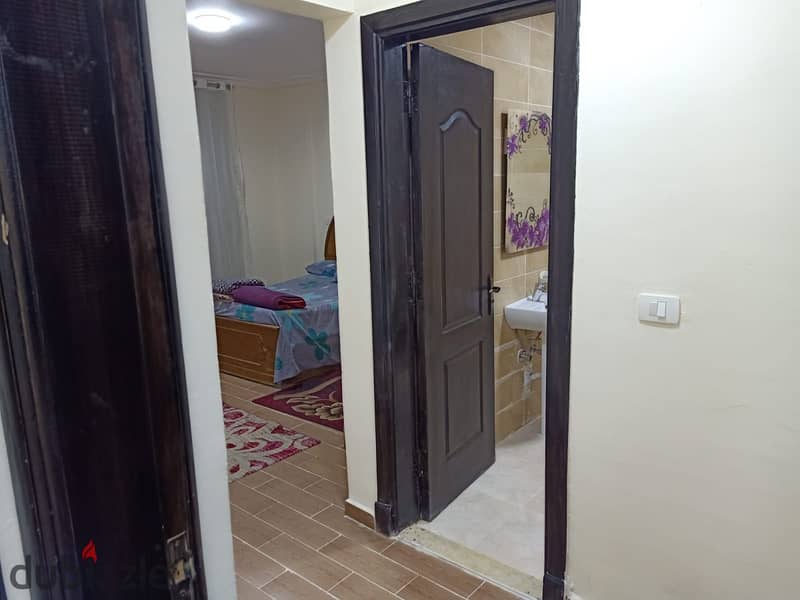 Furnished apartment for rent in Dar Misr Al-Kronfol, ground floor + garden - Fifth Settlement 18