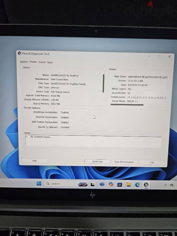 hp elitebook 840 G8 512 ssd 16 ram 4