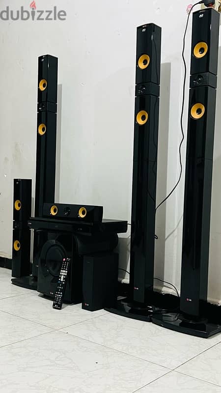 home theater lg مسرح منزلي sound system 5