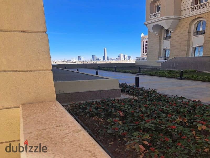 Apartment for sale ready for inspection, ready to move, fully finished in Garden City Compound with an open view of the landscape with installment12 6