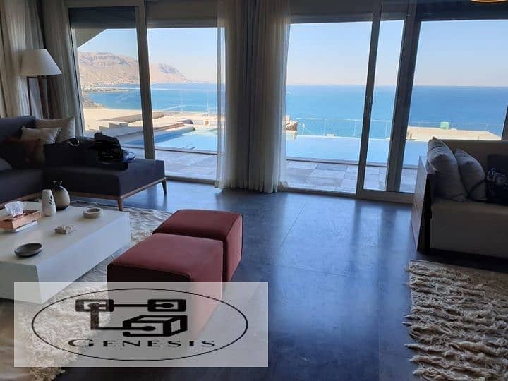 purchased a chalet in IL Monte Galala village, located in the heart of Ain Sokhna, directly on the sea, from Tatweer Misr 5