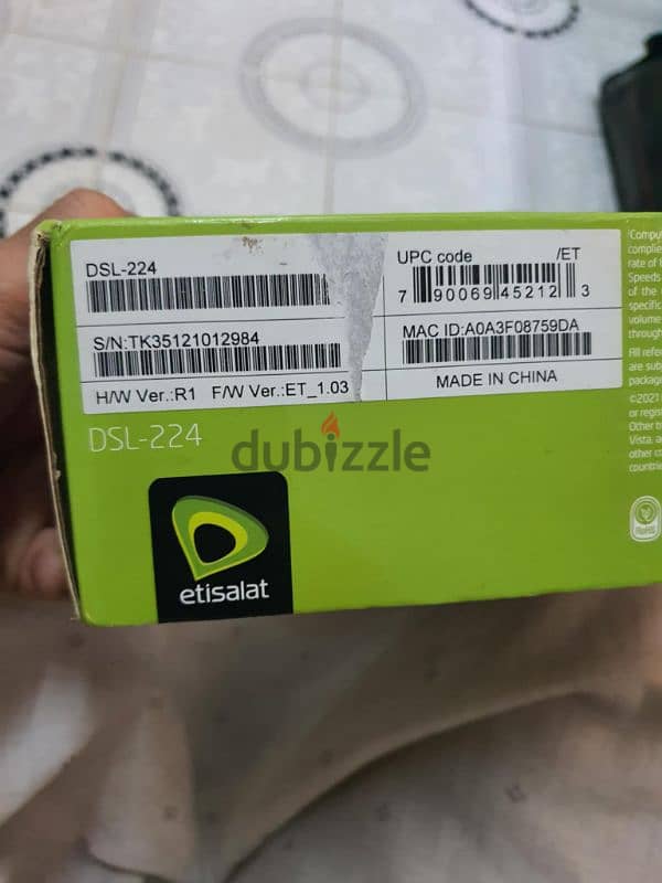 راوتر موديل Dlink-DSL224 للبيع . . مفتوح على الشبكات . . 1