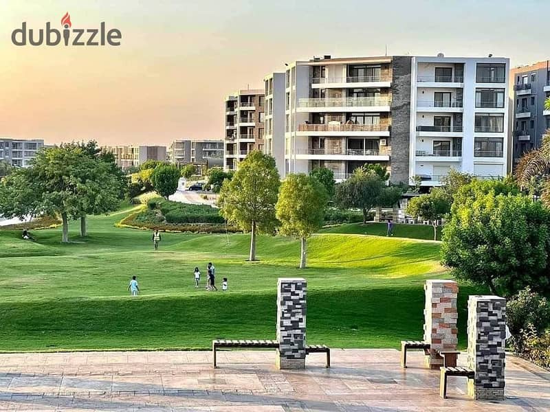 Next to City Center Almaza on Suez Road Apartment with Garden for sale in installments in Taj City 2