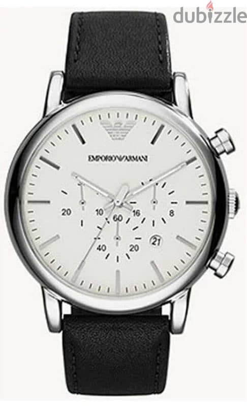 Emporio Armani men's leather analog watch AR1810 8