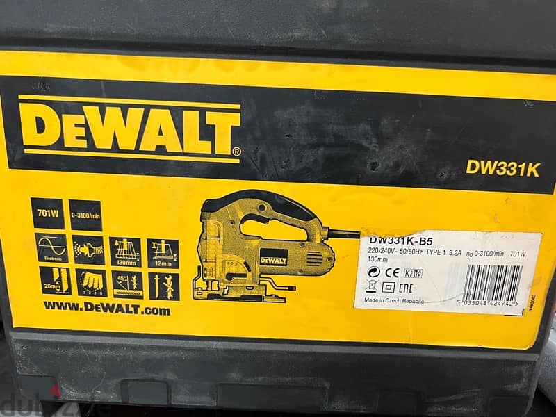 منشار اركت ديوالت Dewalt DW331 صناعه تشيكي 8