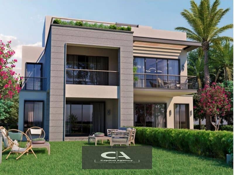 Apartment  for sale in Garden Lakes Compound in the heart of October next to Palm Hills | Direct view of the lagoon and the landscape 7