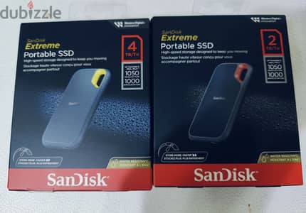 Sandisk Extreme Portal SSD 2/4 TB