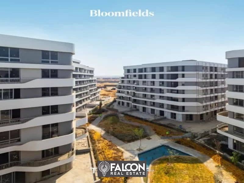 Apartment For Sale Fully finished For Sale Bloomfields New Cairo Mostakble City 5% Dp Install 10years 1