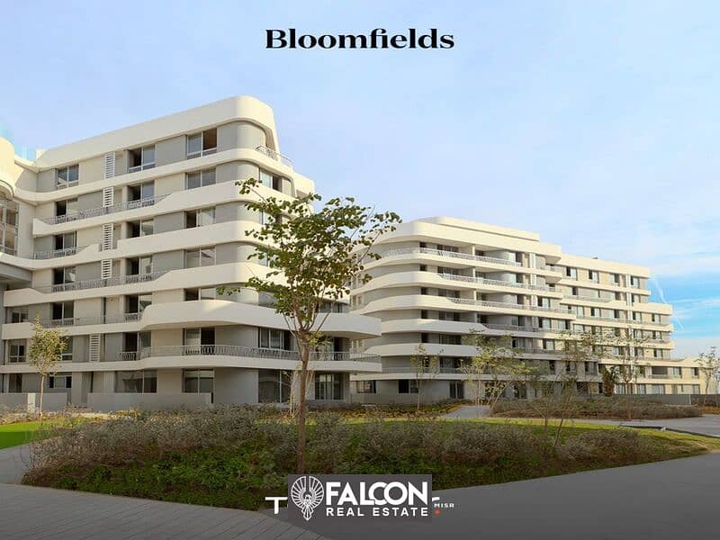 Apartment For Sale Fully finished For Sale Bloomfields New Cairo Mostakble City 5% Dp Install 10years 6