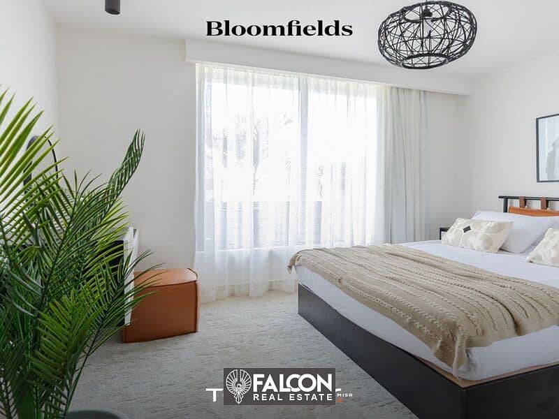 Apartment For Sale Fully finished For Sale Bloomfields New Cairo Mostakble City 5% Dp Install 10years 7