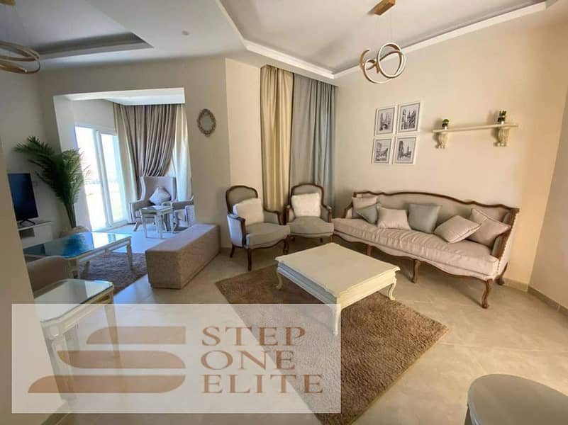 The cheapest apartment in the most luxurious compound in 6th of October, with installments over the longest period 2