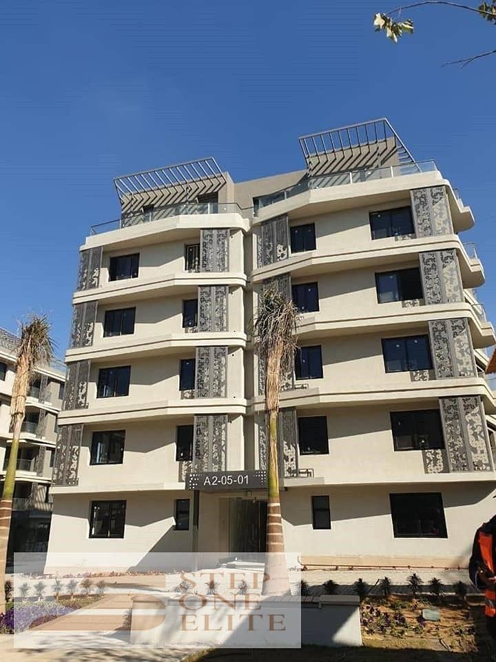 The cheapest apartment in the most luxurious compound in 6th of October, with installments over the longest period 5