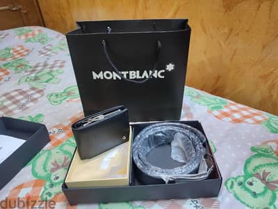 New wallet and belt montblanc